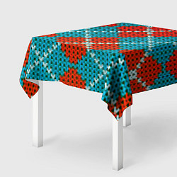Скатерть для стола Knitting pattern, цвет: 3D-принт — фото 2