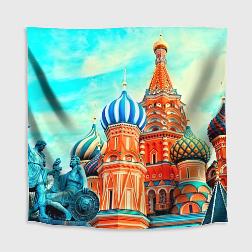 Скатерть для стола Blue Kremlin / 3D-принт – фото 1