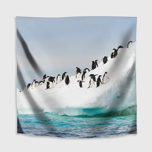 Скатерть для стола Пингвины на айсберге / 3D-принт – фото 1