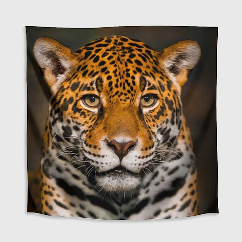 Скатерть для стола Взгляд ягуара / 3D-принт – фото 1