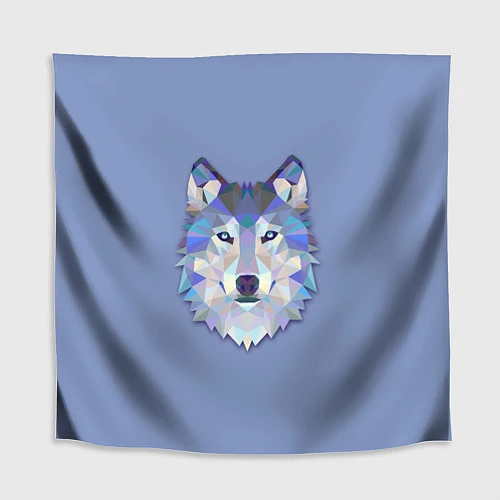 Скатерть для стола Геометрический волк / 3D-принт – фото 1