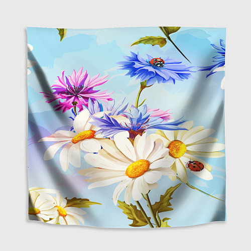 Скатерть для стола Flowers / 3D-принт – фото 1