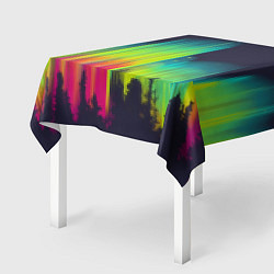 Скатерть для стола Северное сияние, цвет: 3D-принт — фото 2