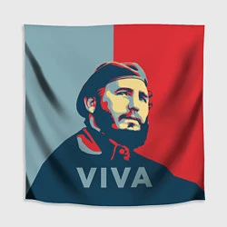 Скатерть для стола Фидель Кастро, цвет: 3D-принт