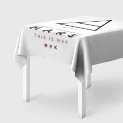 Скатерть для стола 30 STM: This is war, цвет: 3D-принт — фото 2