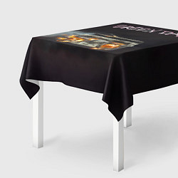 Скатерть для стола Green Day магнитофон в огне, цвет: 3D-принт — фото 2