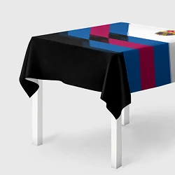 Скатерть для стола Barcelona FC: Black style, цвет: 3D-принт — фото 2