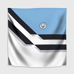 Скатерть для стола Manchester City FC: White style, цвет: 3D-принт