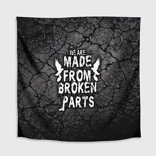 Скатерть для стола Made from broken parts / 3D-принт – фото 1