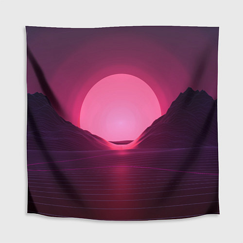 Скатерть для стола Cyber Sun / 3D-принт – фото 1