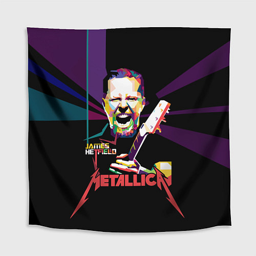 Скатерть для стола Metallica: James Alan Hatfield / 3D-принт – фото 1