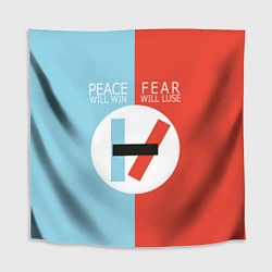 Скатерть для стола 21 Pilots: Peace & Fear, цвет: 3D-принт