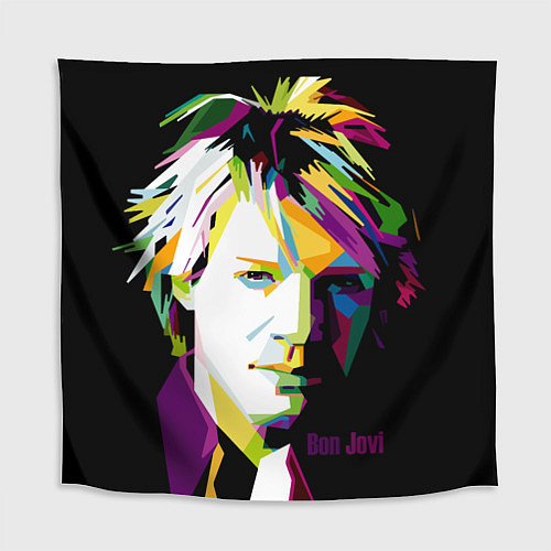 Скатерть для стола Jon Bon Jovi Art / 3D-принт – фото 1