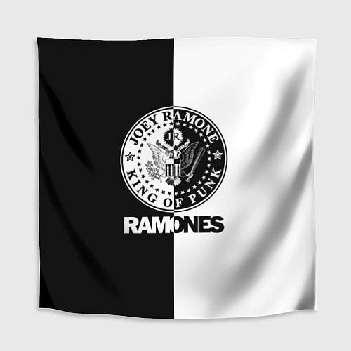 Скатерть для стола Ramones B&W / 3D-принт – фото 1