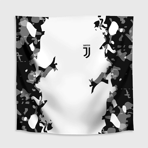 Скатерть для стола FC Juventus: White Original / 3D-принт – фото 1