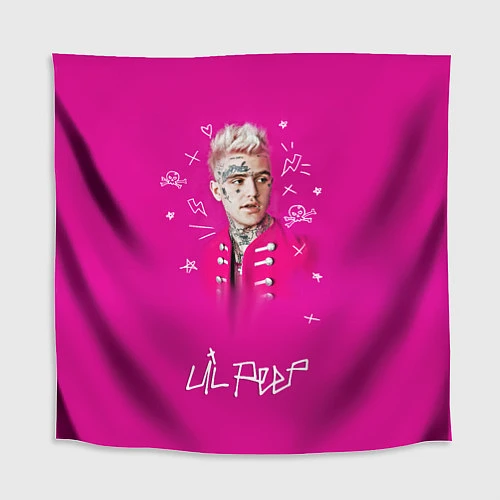 Скатерть для стола Lil Peep: Pink Light / 3D-принт – фото 1