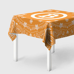 Скатерть для стола Bitcoin Mandala, цвет: 3D-принт — фото 2