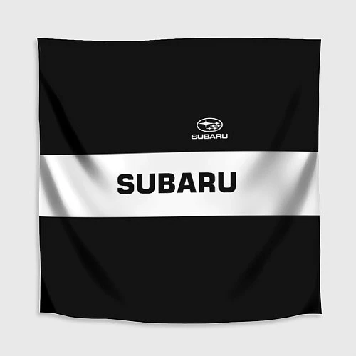 Скатерть для стола Subaru: Black Sport / 3D-принт – фото 1