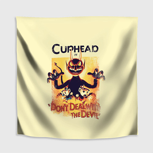 Скатерть для стола Cuphead: Magic of the Devil / 3D-принт – фото 1