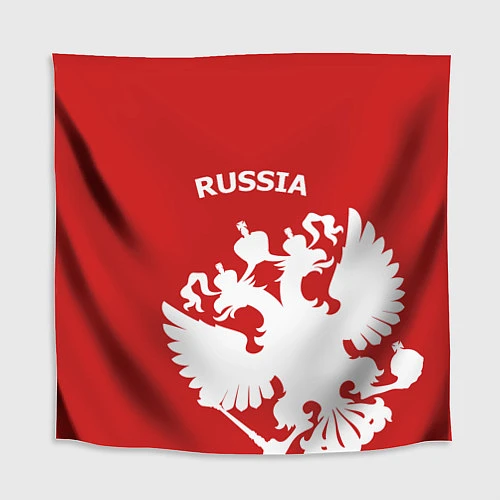 Скатерть для стола Russia: Red & White / 3D-принт – фото 1