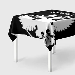 Скатерть для стола Russia: Black Edition, цвет: 3D-принт — фото 2