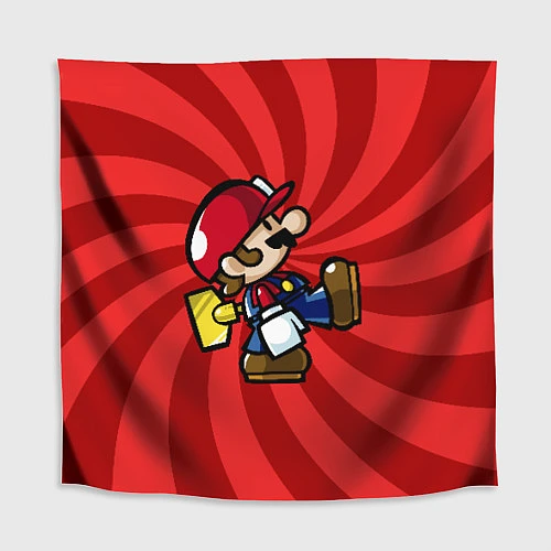 Скатерть для стола Super Mario: Red Illusion / 3D-принт – фото 1