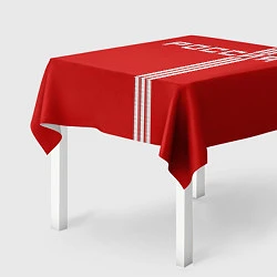 Скатерть для стола Россия: Красная машина, цвет: 3D-принт — фото 2
