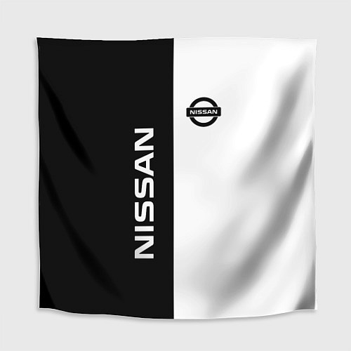 Скатерть для стола Nissan B&W / 3D-принт – фото 1