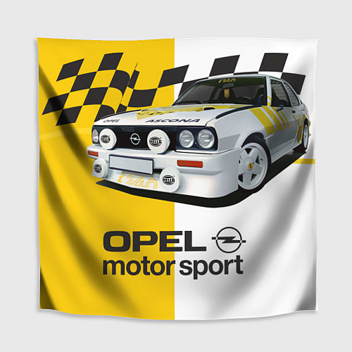 Скатерть для стола Opel Motor Sport: Ascona B / 3D-принт – фото 1