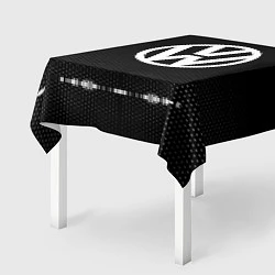 Скатерть для стола Volkswagen: Black Abstract, цвет: 3D-принт — фото 2