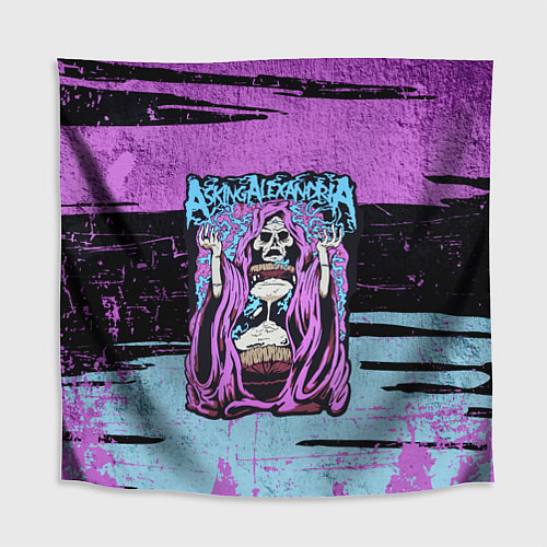Скатерть для стола Asking Alexandria: Purple Death / 3D-принт – фото 1