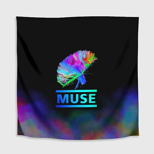Скатерть для стола Muse: Neon Flower / 3D-принт – фото 1