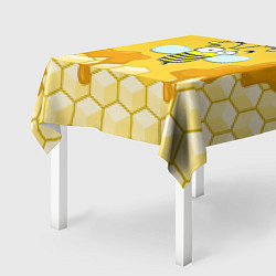 Скатерть для стола Веселая пчелка, цвет: 3D-принт — фото 2