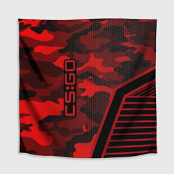 Скатерть для стола CS:GO Red Camo, цвет: 3D-принт