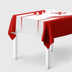 Скатерть для стола СССР воин, цвет: 3D-принт — фото 2