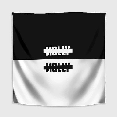 Скатерть для стола Molly: Black & White / 3D-принт – фото 1