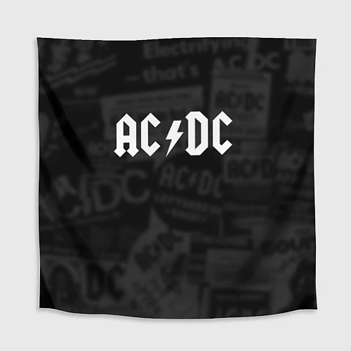 Скатерть для стола AC/DC: Black Rock / 3D-принт – фото 1