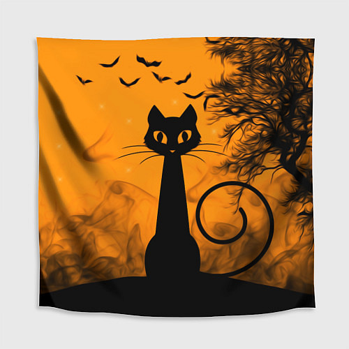 Скатерть для стола Halloween Cat / 3D-принт – фото 1