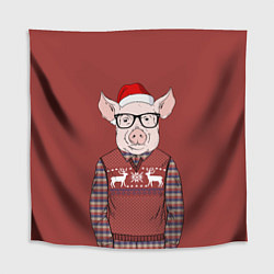 Скатерть для стола New Year: Pink Piggy, цвет: 3D-принт