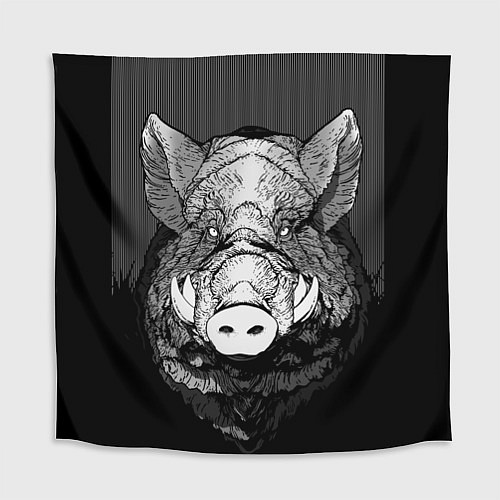 Скатерть для стола Дикий кабан 2019 / 3D-принт – фото 1