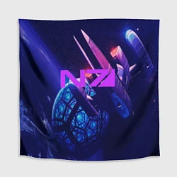 Скатерть для стола N7: Neon Space, цвет: 3D-принт