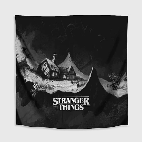 Скатерть для стола Stranger Things: Black Hut / 3D-принт – фото 1