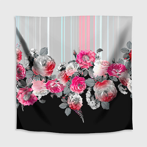 Скатерть для стола Розы в темноте / 3D-принт – фото 1