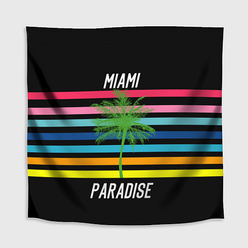Скатерть для стола Miami Paradise / 3D-принт – фото 1