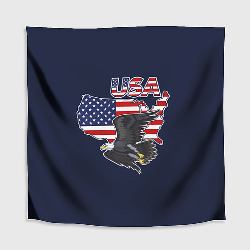 Скатерть для стола USA - flag and eagle / 3D-принт – фото 1
