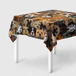 Скатерть для стола Породы собак, цвет: 3D-принт — фото 2
