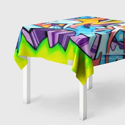 Скатерть для стола Неоновая кислота, цвет: 3D-принт — фото 2