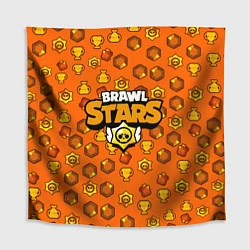 Скатерть для стола Brawl Stars: Orange Team, цвет: 3D-принт