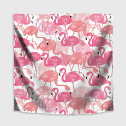Скатерть для стола Рай фламинго, цвет: 3D-принт