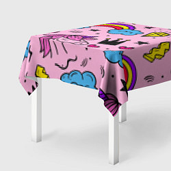 Скатерть для стола Единороги, цвет: 3D-принт — фото 2
